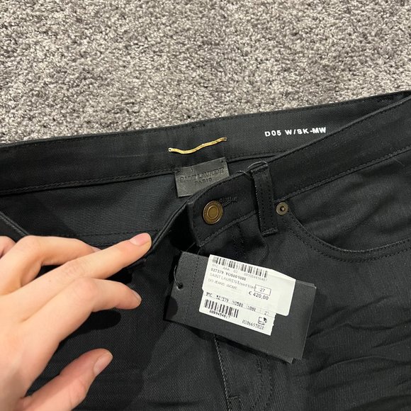 YSL Saint Laurent Paris Jeans Size 27 New With Tags! - Picture 2 of 5